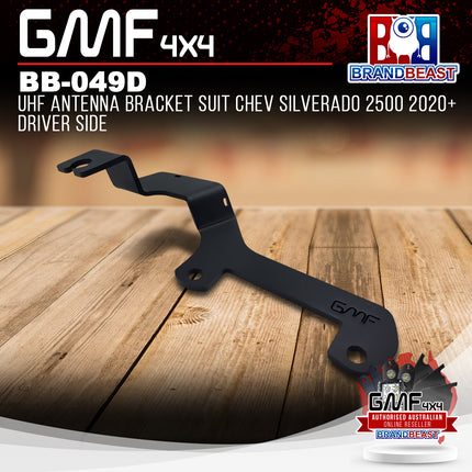 GMF4X4 BB-049D UHF Antenna Bracket Suit Chev Silverado 2500 2020+ Driver Side
