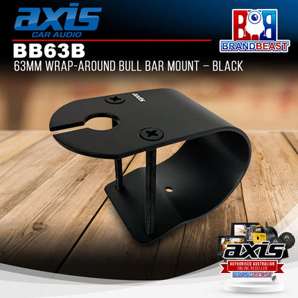 Axis BB63B 63mm Wrap Around Bull Bar Mount Black