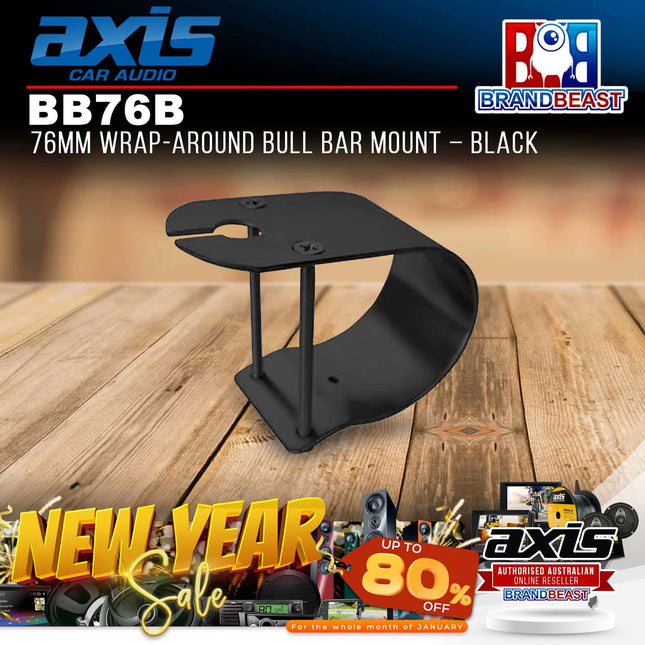 Axis BB76B 76mm Wrap-around Bull Bar Mount Black