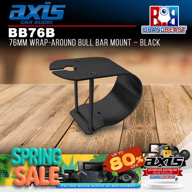Axis BB76B 76mm Wrap-around Bull Bar Mount Black