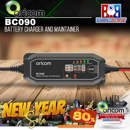 Oricom BC090 Battery Charger & Maintainer