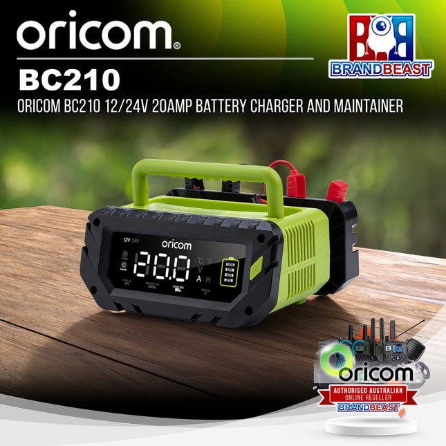 Oricom BC210 12/24V 20Amp Battery Charger and Maintainer