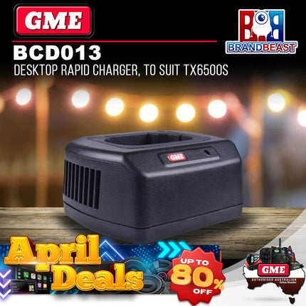 GME BCD013 Desktop Rapid Charger to Suit TX6500S