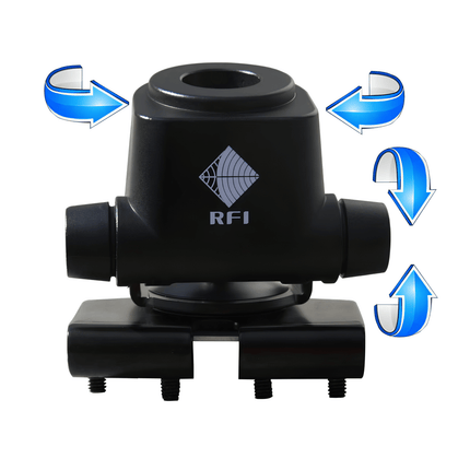 RFI BK-900 Adjustable Trunk & Bonnet Antenna Mount No Drill Required