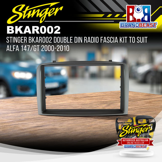 Stinger BKAR002 Double DIN Radio Fascia Kit To Suit Alfa 147/GT 2000-2010