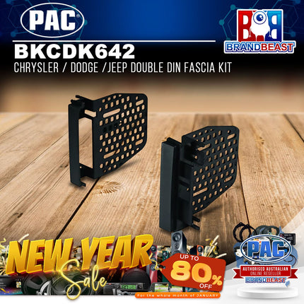 PAC BKCDK642 Bestkits BKCDK642 Chrysler / Dodge /JEEP Double DIN Fascia Kit