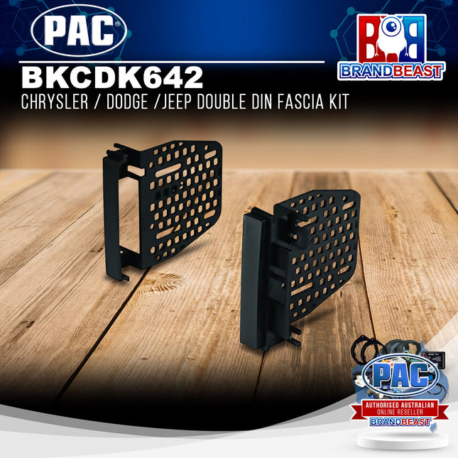PAC BKCDK642 Bestkits BKCDK642 Chrysler / Dodge /JEEP Double DIN Fascia Kit