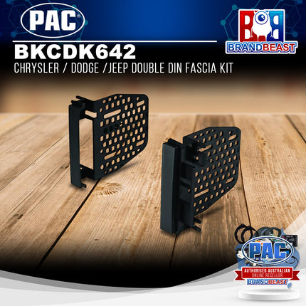 PAC Bestkits BKCDK642 Chrysler / Dodge /JEEP Double DIN Fascia Kit