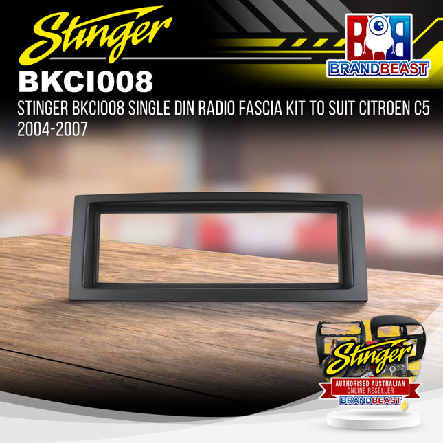 Stinger BKCI008 Single DIN Radio Fascia Kit To Suit Citroen C5 2004-2007