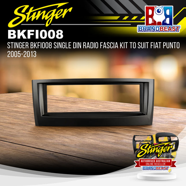 Stinger BKFI008 Single DIN Radio Fascia Kit to Suit Fiat Punto