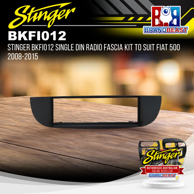 Stinger BKFI012 Single DIN Radio Fascia Kit To Suit Fiat 500