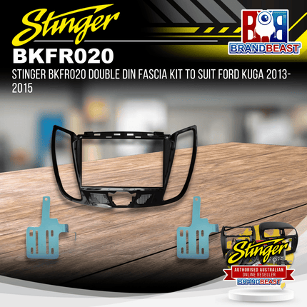 Stinger BKFR020 Double Din Fascia Kit to Suit Ford Kuga 2013-2015