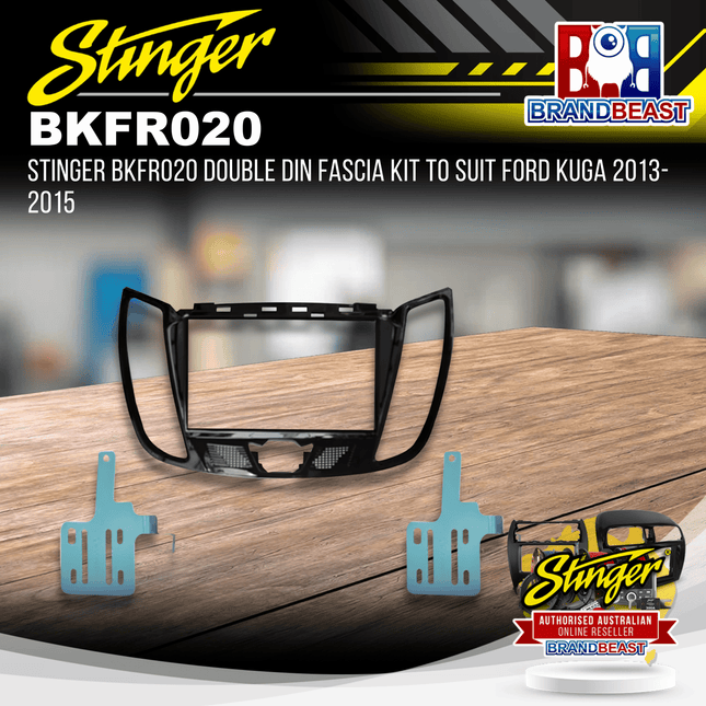 Stinger BKFR020 Double Din Fascia Kit to Suit Ford Kuga 2013-2015