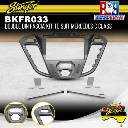 Stinger BKFR033 Double DIN Radio Fascia Kit To Suit Ford Transit Custom 2013-2016