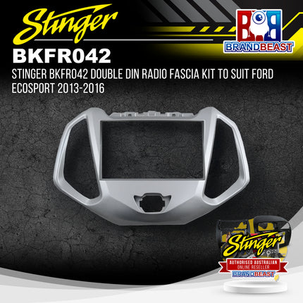 Stinger BKFR042 Double DIN Radio Fascia Kit To Suit Ford EcoSport 2013-2016
