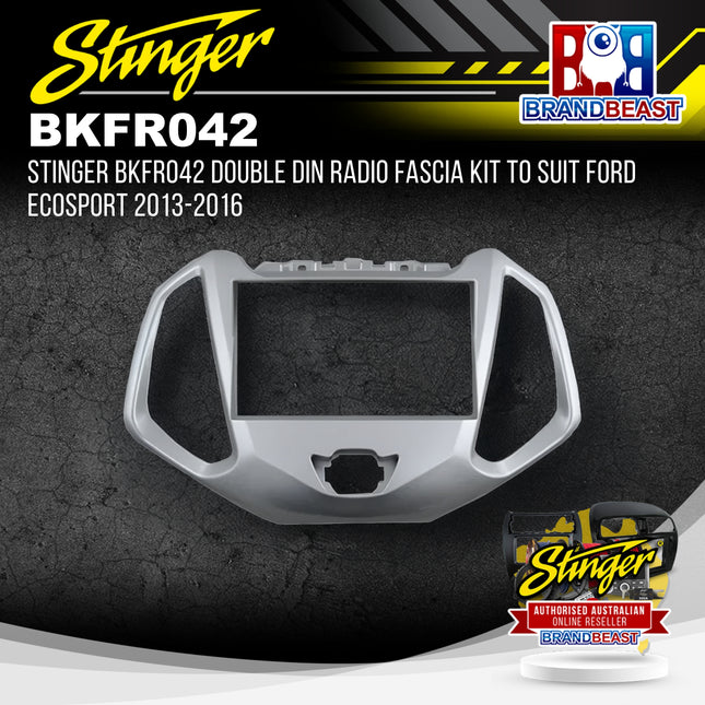 Stinger BKFR042 Double DIN Radio Fascia Kit To Suit Ford EcoSport 2013-2016