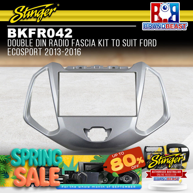 Stinger BKFR042 Double DIN Radio Fascia Kit To Suit Ford EcoSport 2013-2016