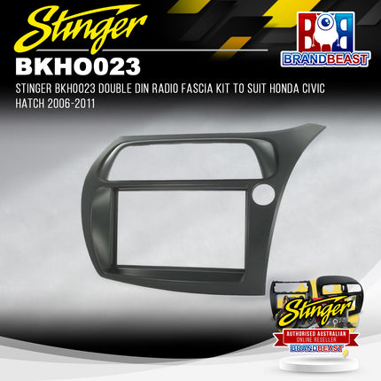 Stinger BKHO023 Double DIN Radio Fascia Kit To Suit Honda Civic Hatch