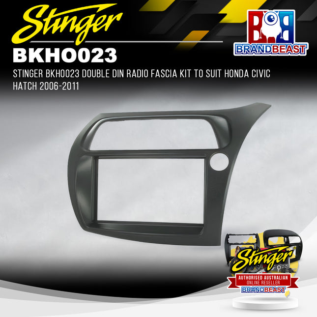 Stinger BKHO023 Double DIN Radio Fascia Kit To Suit Honda Civic Hatch