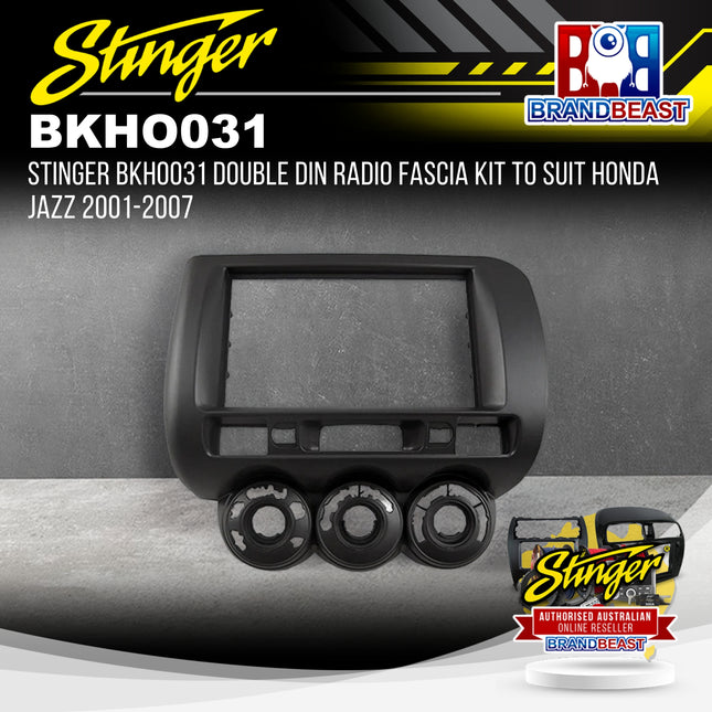 Stinger BKHO031 Double DIN Radio Fascia Kit To Suit Honda Jazz 2001-2007