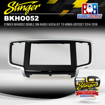 Stinger BKHO052 Double DIN Radio Fascia Kit To Suit Honda Odyssey 2014-2018