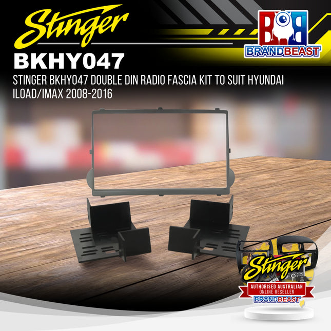 Stinger BKHY047 Double DIN Radio Fascia Kit To Suit Hyundai iLoad/iMax 2008-2016