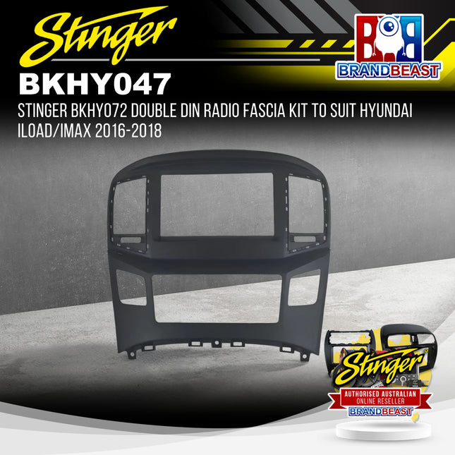 Stinger BKHY072 Double DIN Radio Fascia Kit To Suit Hyundai iLoad/iMax 2016-2018