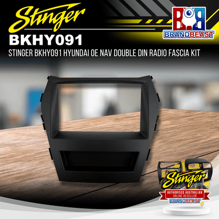 Stinger BKHY091 Hyundai OE Nav Double DIN Radio Fascia Kit