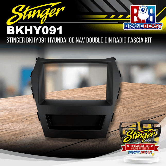 Stinger BKHY091 Hyundai OE Nav Double DIN Radio Fascia Kit