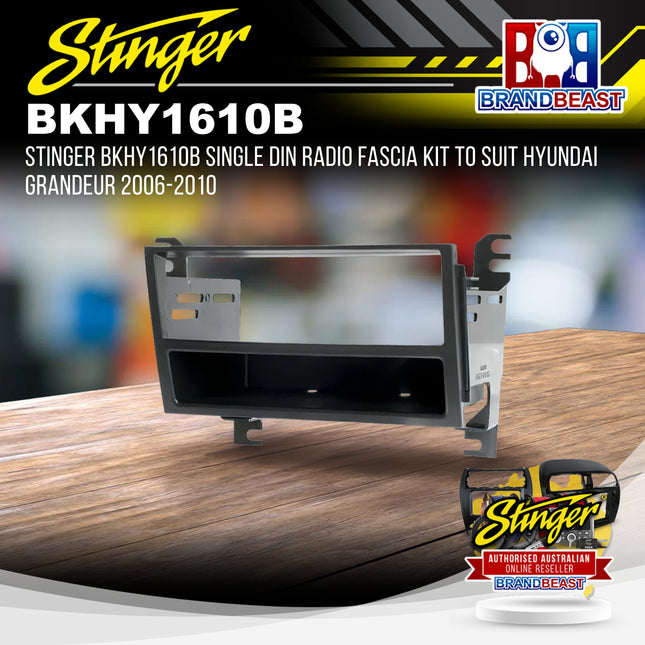 Stinger BKHY1610B Single DIN Radio Fascia Kit to Suit Hyundai Grandeur 2006-2010