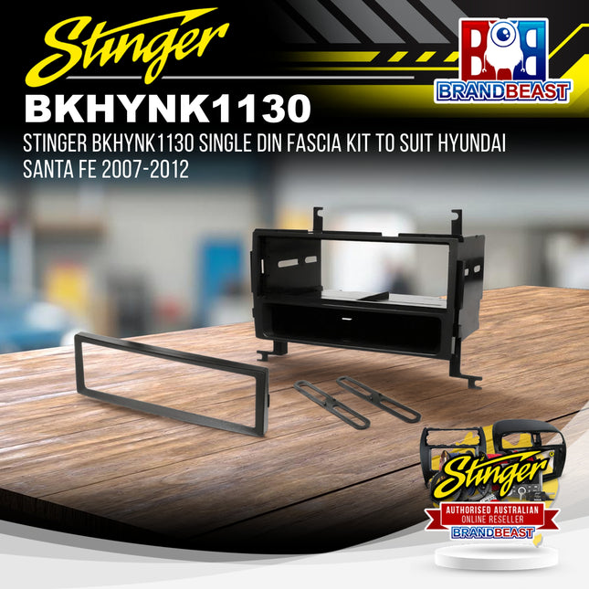 Stinger BKHYNK1130 Single DIN Fascia Kit to Suit Hyundai Santa Fe 2007-2012