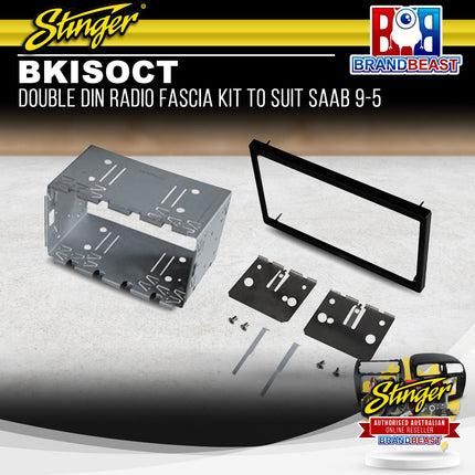 Stinger BKISOCT Double DIN Radio Fascia Kit To Suit Saab 9-5 1997-2005