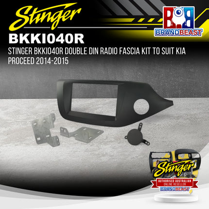 Stinger BKKI040R Double DIN Radio Fascia Kit To Suit Kia ProCeed 2014-2015