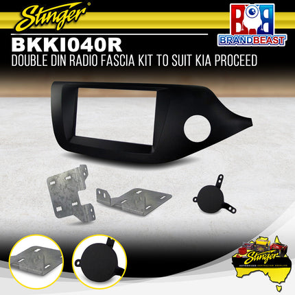Stinger BKKI040R Double DIN Radio Fascia Kit To Suit Kia ProCeed 2014-2015