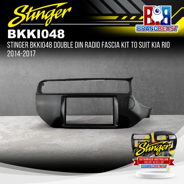Stinger BKKI048 Double DIN Radio Fascia Kit To Suit Kia Rio 2014-2017