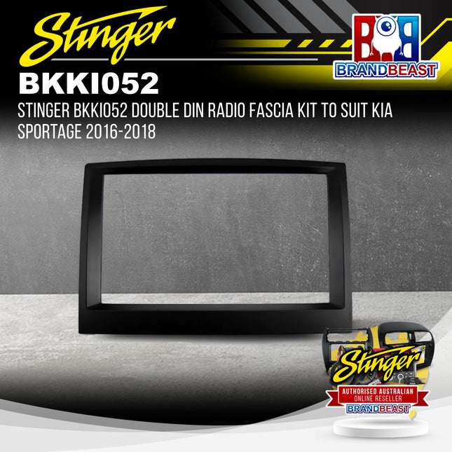 Stinger BKKI052 Double DIN Radio Fascia Kit to Suit Kia Sportage 2016-2018