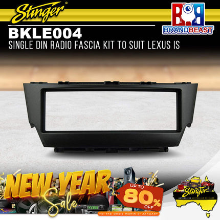 Stinger BKLE004 Single DIN Radio Fascia Kit To Suit Lexus IS 2006-2015