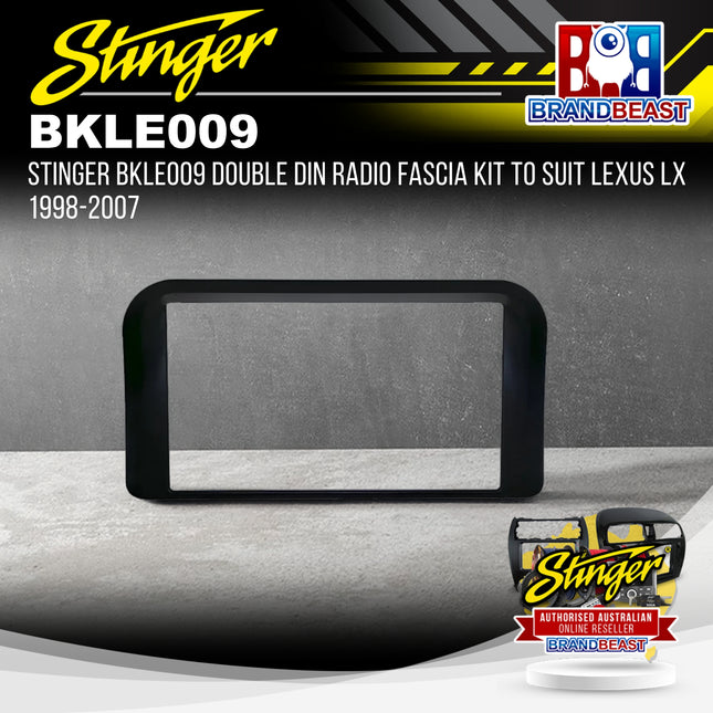 Stinger BKLE009 Double DIN Radio Fascia Kit To Suit Lexus LX 1998-2002