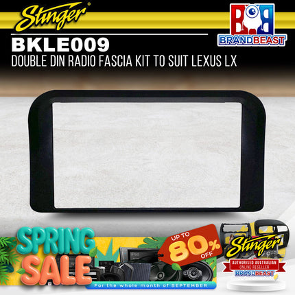 Stinger BKLE009 Double DIN Radio Fascia Kit To Suit Lexus LX 1998-2002