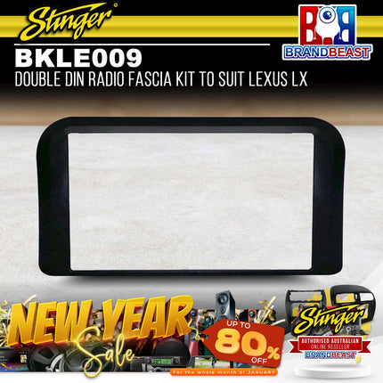 Stinger BKLE009 Double DIN Radio Fascia Kit To Suit Lexus LX 1998-2002