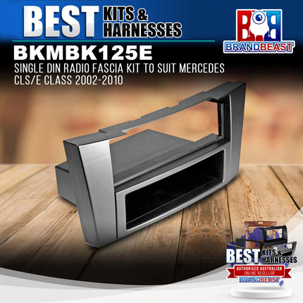 BestKits BKMBK125E Single DIN Fascia Kit To Suit Mercedes CLS/E Class 2002-2010