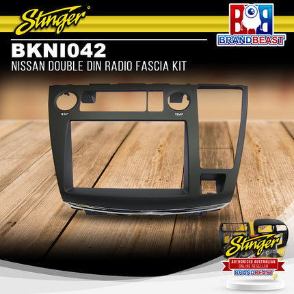 Stinger BKNI042 Nissan Double DIN Radio Fascia Kit