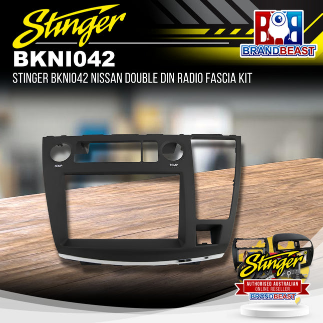 Stinger BKNI042 Nissan Double DIN Radio Fascia Kit