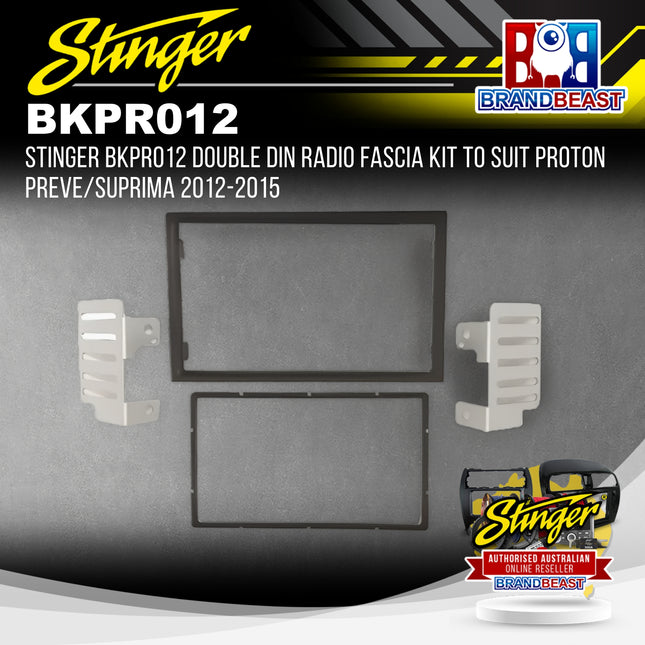 Stinger BKPR012 Double DIN Radio Fascia Kit For Proton Preve/Suprima 2012-2015