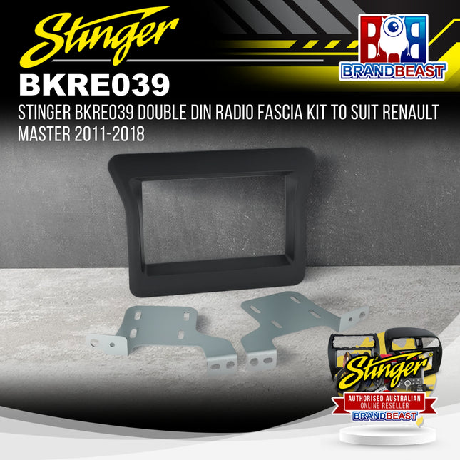 Stinger BKRE039 Double DIN Radio Fascia Kit To Suit Renault Master 2011-2017
