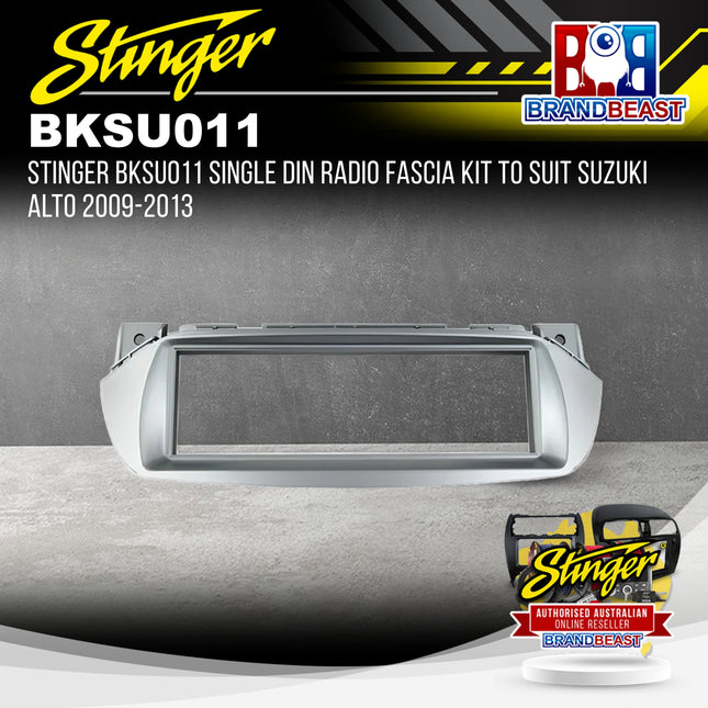 Stinger BKSU011 Single DIN Radio Fascia Kit To Suit Suzuki Alto 2009-2013