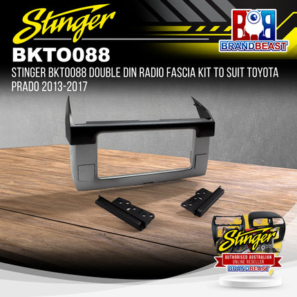 Stinger BKTO088 Double DIN Radio Fascia Kit To Suit Toyota Prado 2013-2017