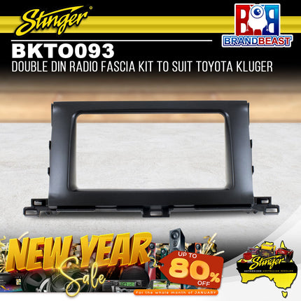 Stinger BKTO093 Double DIN Radio Fascia Kit To Suit Toyota Kluger 2014-2018