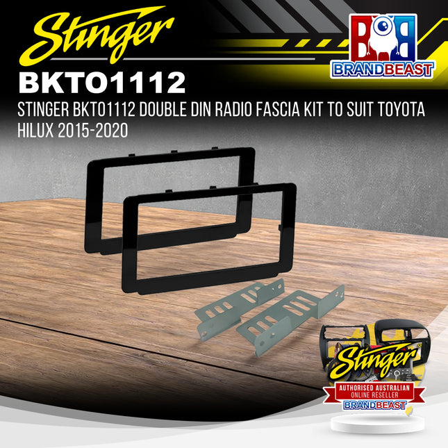 Stinger BKTO1112 Double DIN Radio Fascia Kit To Suit Toyota Hilux 2015-2018