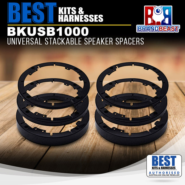 BestKits BKUSB1000 Universal Stackable Speaker Spacers